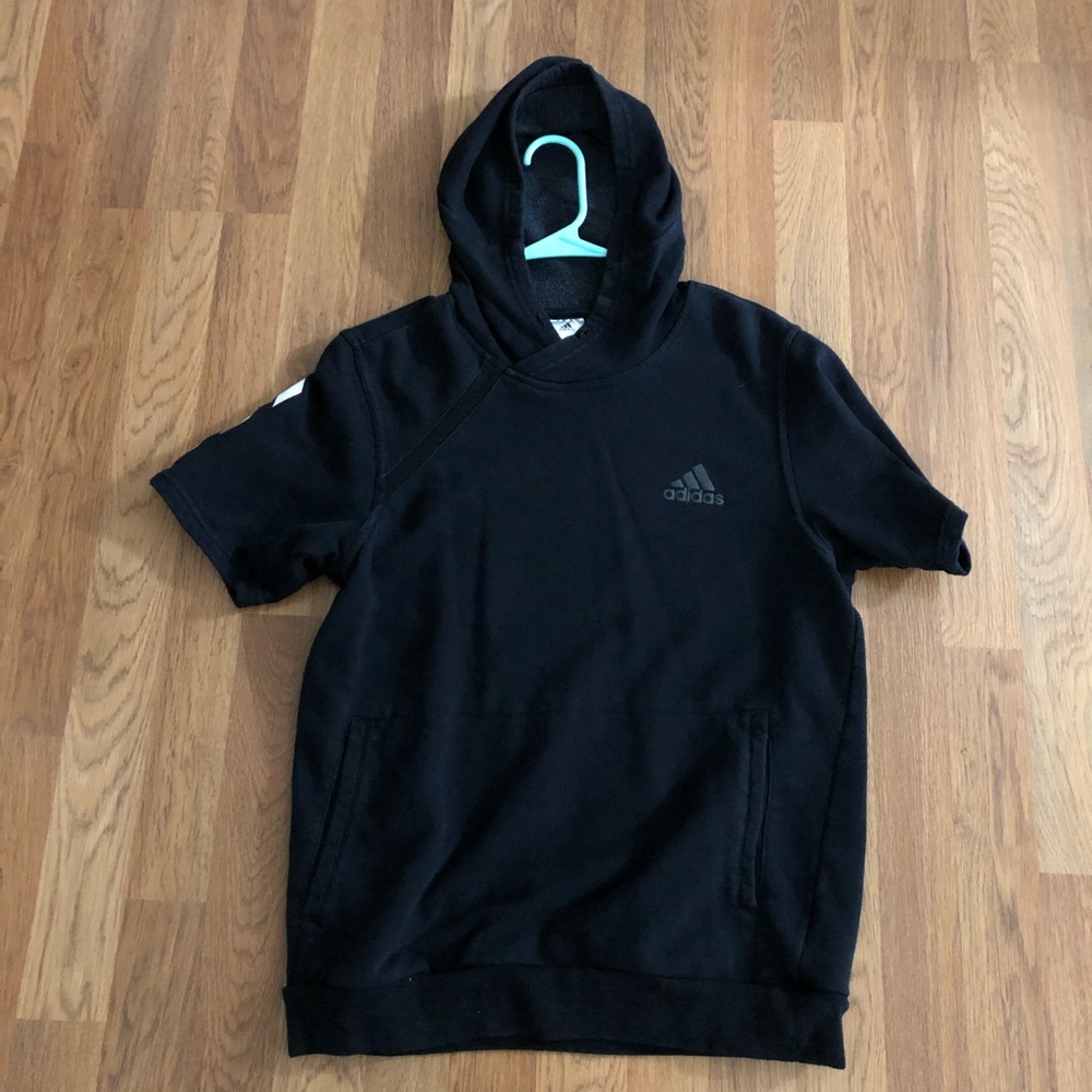 Adidas short sleeve hoodie
